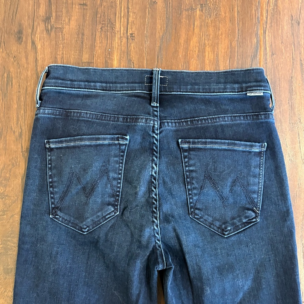 MOTHER The PIXIE WEEKENDER in Night Tripper Wash Size 28 - Picture 3 of 8